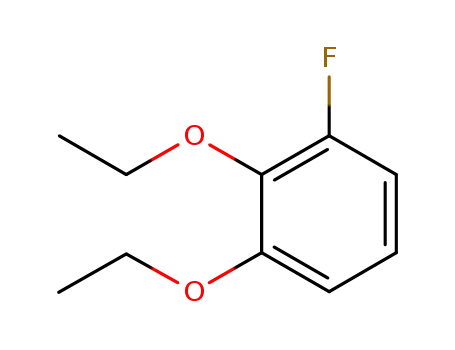 Molecular Structure of 226555-35-7 (3-Fluoro-1,2-diethoxybenzene)