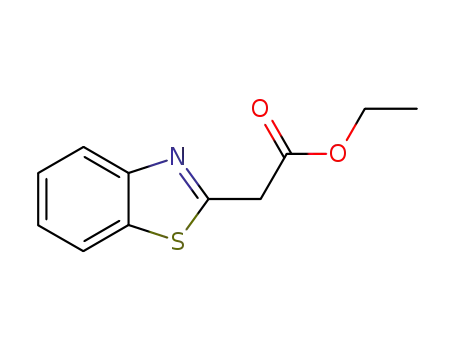 Molecular Structure of 29182-42-1 (2-(2-BENZOTHIAZOLYL)ACETIC ACID ETHYL ESTER)