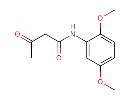 Molecular Structure of 6375-27-5 (2,5-Dimethoxyacetoacetanilide)