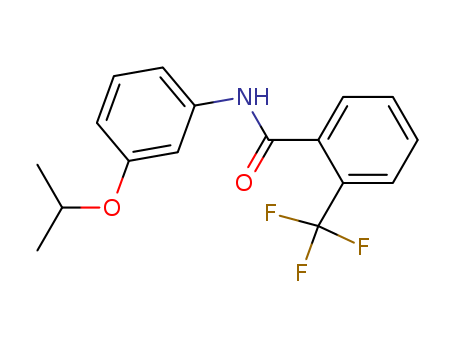 Benzamide,N-[3-(1-methylethoxy)phenyl]-2-(trifluoromethyl)-