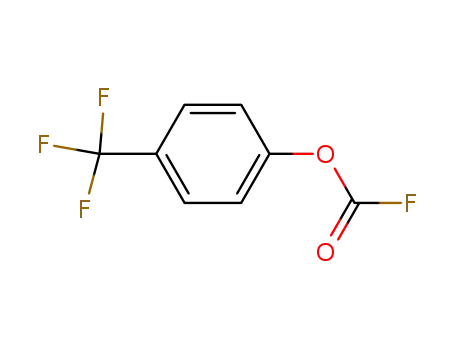 Molecular Structure of 2286-43-3 (Carbonofluoridic acid, 4-(trifluoromethyl)phenyl ester)
