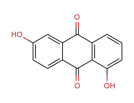 Molecular Structure of 569-10-8 (1,6-DIHYDROXY-ANTHRAQUINONE)
