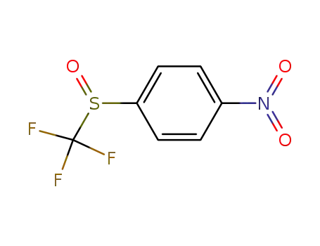 Molecular Structure of 394-60-5 (4-(TRIFLUOROMETHYLSULPHINYL)NITROBENZENE)