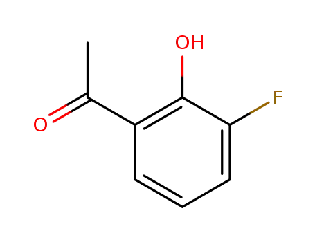 Molecular Structure of 699-92-3 (3''-Fluoro-2''-Hydroxyacetophenone)