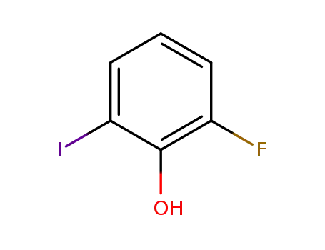 Molecular Structure of 28177-50-6 (2-FLUORO-6-IODOPHENOL,98%)