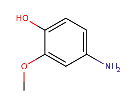 Molecular Structure of 52200-90-5 (4-Amino-2-methoxy-phenol)
