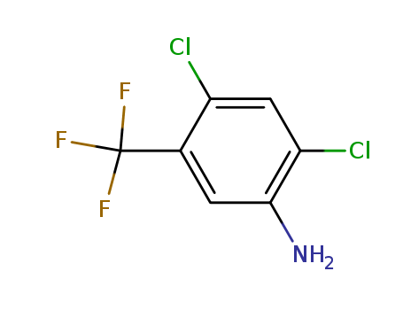 2,4-dichloro-5-(trifluoromethyl)benzenamine