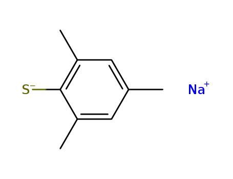 Benzenethiol, 2,4,6-trimethyl-, sodium salt