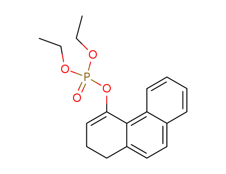 Molecular Structure of 784179-07-3 (Phosphoric acid, 1,2-dihydro-4-phenanthrenyl diethyl ester)