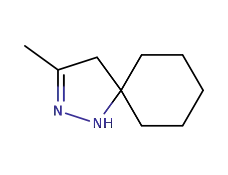 Molecular Structure of 20007-57-2 (3-methyl-1,2-diazaspiro[4.5]dec-2-ene)