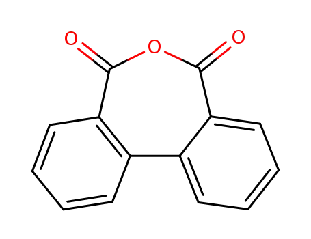 Molecular Structure of 6050-13-1 (Diphenic anhydride)