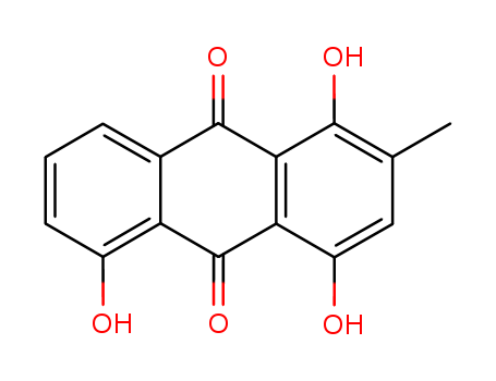 9,10-Anthracenedione,1,4,5-trihydroxy-2-methyl-