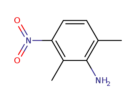 Molecular Structure of 67083-28-7 (3-nitro-2,6-xylidine)