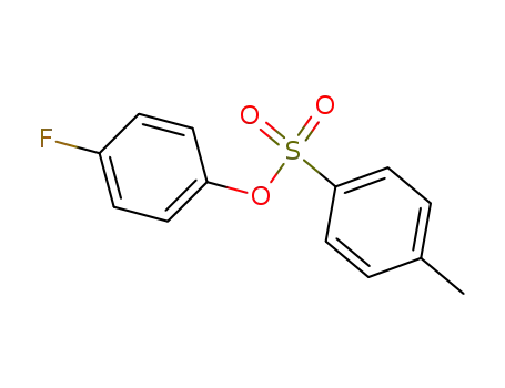 Molecular Structure of 1582-01-0 (Phenol, 4-fluoro-, 4-methylbenzenesulfonate)