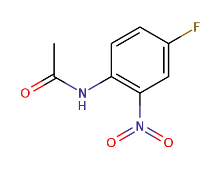Molecular Structure of 448-39-5 (Acetamide,N-(4-fluoro-2-nitrophenyl)-)