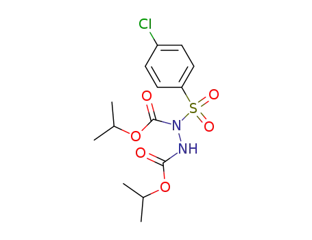 1,2-Hydrazinedicarboxylic acid, 1-[(4-chlorophenyl)sulfonyl]-,
bis(1-methylethyl) ester