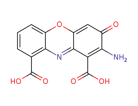 Molecular Structure of 606-59-7 (cinnabarinic acid)