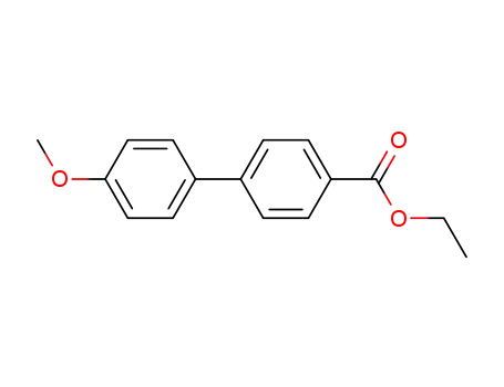 Molecular Structure of 732-80-9 (ETHYL 4'-METHOXY[1,1'-BIPHENYL]-4-CARBOXYLATE)