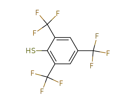 Molecular Structure of 114071-28-2 (Benzenethiol, 2,4,6-tris(trifluoromethyl)-)