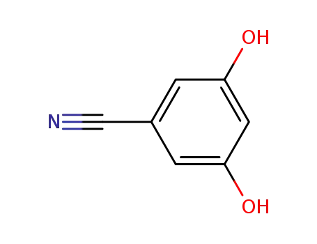 Molecular Structure of 19179-36-3 (3,5-DIHYDROXYBENZONITRILE)