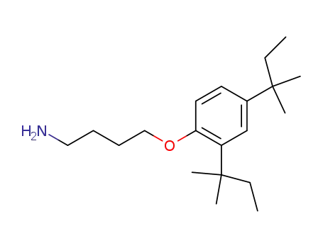 Molecular Structure of 51959-14-9 (4-[2,4-Bis(1,1-dimethylpropyl)phenoxy]-1-butanamine)