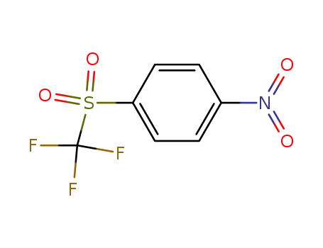 Molecular Structure of 432-87-1 (4-(TRIFLUOROMETHYLSULFONYL)NITROBENZENE)
