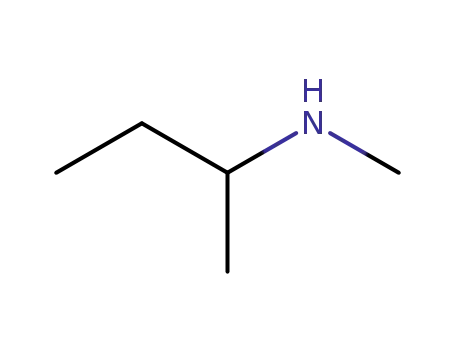 Molecular Structure of 7713-69-1 (N,1-dimethylpropylamine)