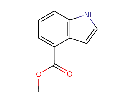 Molecular Structure of 39830-66-5 (Methyl indole-4-carboxylate)