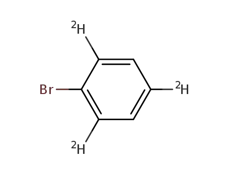 Molecular Structure of 13122-41-3 (BROMOBENZENE-2,4,6-D3)