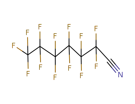 Molecular Structure of 62038-08-8 (PERFLUOROHEPTANENITRILE)