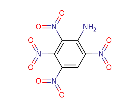 Molecular Structure of 3698-54-2 (2,3,4,6-Tetranitroaniline)