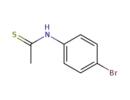 Molecular Structure of 20980-00-1 (N-(4-bromophenyl)ethanethioamide)