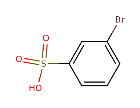 Molecular Structure of 22033-09-6 (Benzenesulfonic acid, 3-bromo-)