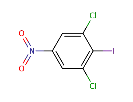 Molecular Structure of 62778-19-2 (3,5-DICHLORO-4-IODONITROBENZENE)