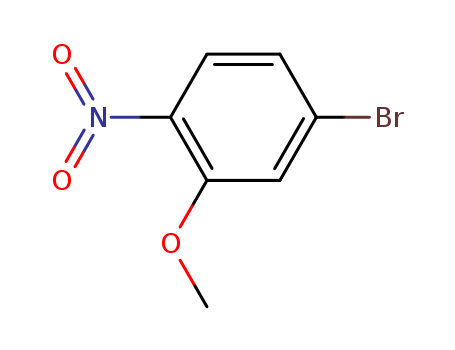 103966-66-1,4-bromo-2-methoxy-1-nitrobenzene,4-bromo-2-methoxy-1-nitro-benzene;5-Bromo-2-nitroanisole;Benzene,4-bromo-2-methoxy-1-nitro;2-nitro-5-bromoanisole;5-Brom-2-nitro-1-methoxy-benzol;3-methoxy-4-nitrobromobenzene;5-bromo-1-methoxy-2-nitrobenzene;Methyl-(5-brom-2-nitro-phenyl)-aether;