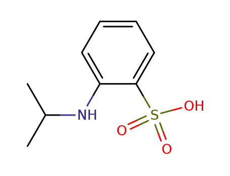 Molecular Structure of 80071-58-5 (Benzenesulfonic acid, 2-[(1-methylethyl)amino]-)