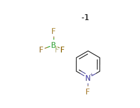 Molecular Structure of 107264-09-5 (1-FLUOROPYRIDINIUM TETRAFLUOROBORATE)