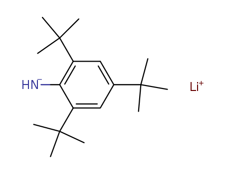 Molecular Structure of 102745-24-4 (Benzenamine, 2,4,6-tris(1,1-dimethylethyl)-, monolithium salt)