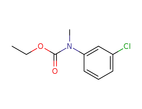 Molecular Structure of 80179-72-2 (Carbamic acid, (3-chlorophenyl)methyl-, ethyl ester)