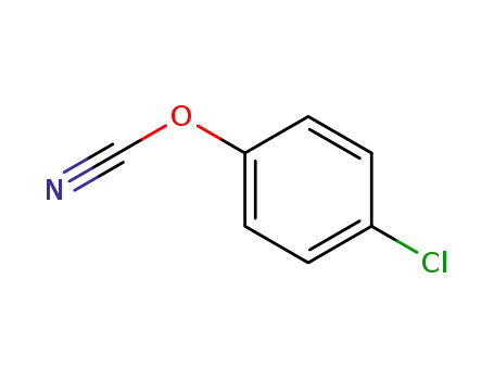 Molecular Structure of 1124-59-0 (Cyanic acid, 4-chlorophenyl ester)