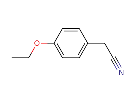 Molecular Structure of 6775-77-5 (4-ETHOXYPHENYLACETONITRILE)