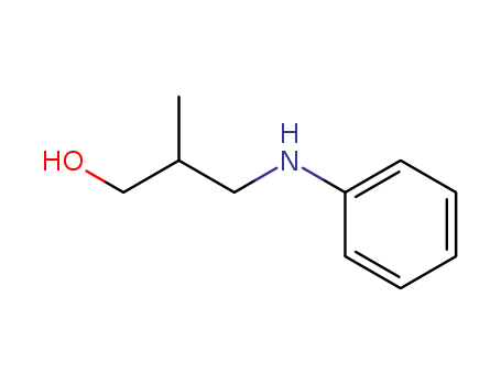 Molecular Structure of 139944-54-0 (1-Propanol, 2-methyl-3-(phenylamino)-)