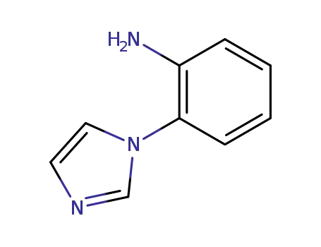 Molecular Structure of 26286-54-4 (2-IMIDAZOL-1-YL-PHENYLAMINE)
