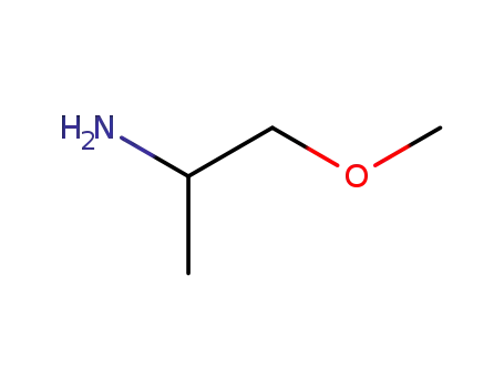Molecular Structure of 37143-54-7 (2-METHOXYISOPROPYLAMINE)