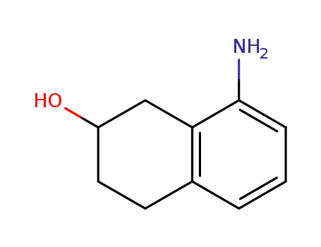 Molecular Structure of 624729-66-4 (8-Amino-1,2,3,4-tetrahydro-2-naphthol)