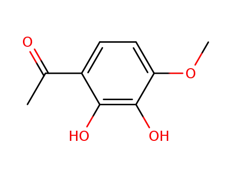 Molecular Structure of 708-53-2 (2,3-DIHYDROXY-4-METHOXYACETOPHENONE)