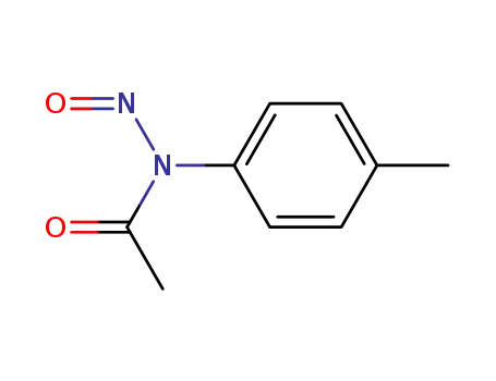 Molecular Structure of 10557-67-2 (N-(4-methylphenyl)-N-nitrosoacetamide)