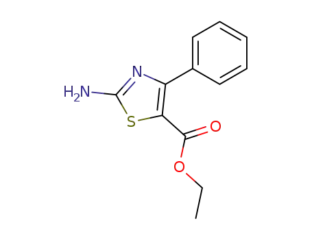Molecular Structure of 64399-23-1 (Ethyl 2-amino-4-phenyl-5-thiazolecarboxylate)