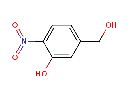 Molecular Structure of 61161-83-9 (5-(hydroxymethyl)-2-nitrophenol)