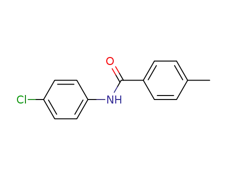 Molecular Structure of 33667-89-9 (N-(4-Chlorophenyl)-4-MethylbenzaMide, 97%)